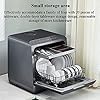 Fully-Automatic-Dishwasher-Household-Installation-Free-Small-Desktop-Smart-Dishwashing-Machine-Double-Layer-Table-and-Chopsticks-Storage Fully Automatic Dishwasher Household Installation-Free Small Desktop Smart Dishwashing Machine Double-Layer Table and Chopsticks Storage