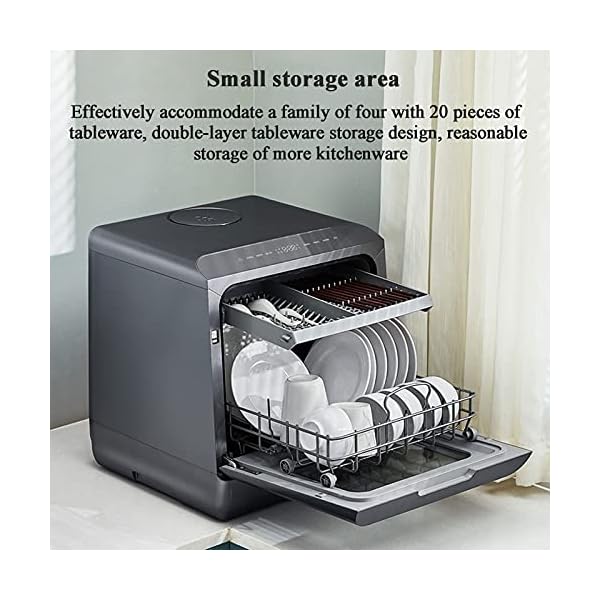 Fully-Automatic-Dishwasher-Household-Installation-Free-Small-Desktop-Smart-Dishwashing-Machine-Double-Layer-Table-and-Chopsticks-Storage Fully Automatic Dishwasher Household Installation-Free Small Desktop Smart Dishwashing Machine Double-Layer Table and Chopsticks Storage