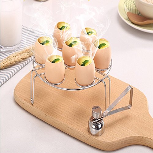 Zantado Egg Topper Cutter with Stainless Steel, Egg Cracker Tool of Soft Hard Boiled Egg Cutter Smooth Round Opening. Eggshell Cutter Easy to Use and Work in Your Kitchen. Love Eggs