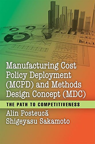 Manufacturing Cost Policy Deployment (MCPD) and Methods Design Concept (MDC): The Path to Competitiveness Manufacturing Cost Policy Deployment (MCPD) and Methods Design Concept (MDC): The Path to Competitiveness