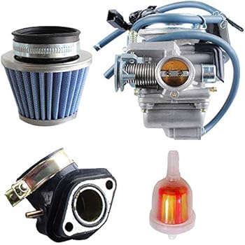Amazon.com: Wadoy 26MM Carburetor GY6 150CC for 4 Stroke ... sunl atv fuel filter 