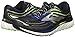 Brooks Mens Glycerin 15 Black/Electric Brooks Blue/Green Gecko 10 D US