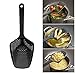 Drhob 1pc Black nylon Large Scoop Colander Pasta Heat Resistant Strainer
