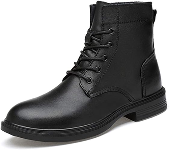 Amazon Awor エンジニアブーツ メンズ ブーツ サバゲーブーツ ハイカット ショートブーツ カジュアルシューズ 騎士ブーツ 乗馬ブーツ 耐摩耗性 レースアップ式 マーチンブーツ シンプル ミリタリーブーツ 日常履き ブーツ