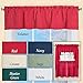 Lorraine Home Fashions Ribcord Valance, 54-Inch x 12-Inch, Sage