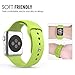 MoKo Apple Watch Band Series 1 Series 2, Soft Silicone Replacement Sports Band for 42mm Apple Watch 2015 & 2016 All Models, GREEN (Not fit 38mm Versions)