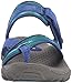Skechers Women's Reggae-Brush Strokes Toe Ring Sandal, Blue/Green, 8 M US