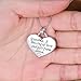 Grandma Heart Pendant Necklace - Grandma a blessing of love and gift from above - Family Necklace