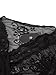 Etopstek Women Robe Lingerie Lace Kimono Sexy Nightgown Transparent Babydoll Mesh Sleepwear Set,Long Sleeve-black,Small