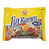 Ottogi Jin Mild Ramen Noodles, 4.23 Ounce (Pack of 20)