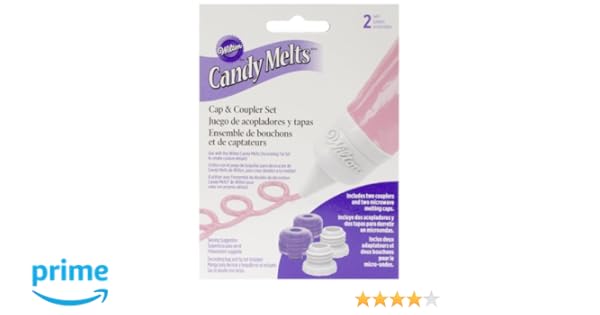 Wilton 1904-1022 Candy Melts Cap & Coupler Set