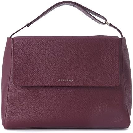 Orciani Women's Orciani Purple Tumbled Leather Handbag Red