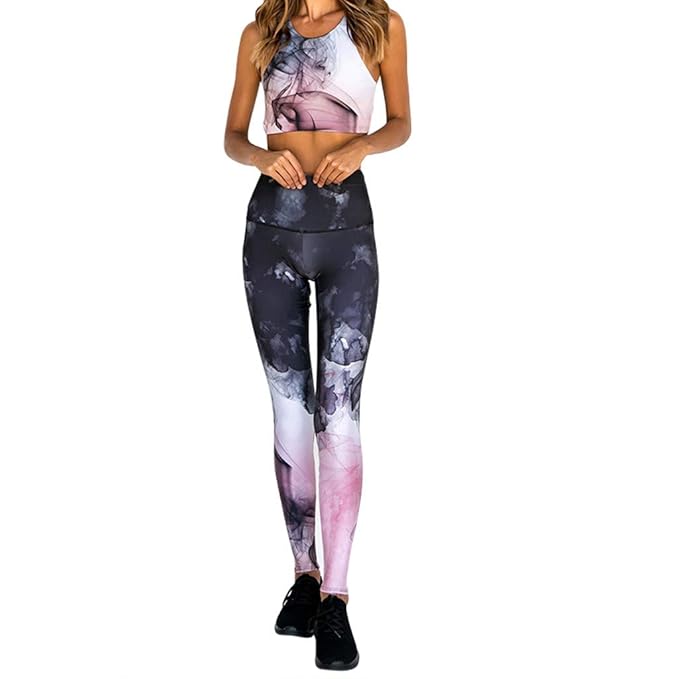 Amazon.com: FKSESG Yoga Pants for Women Leggings Hollow ...