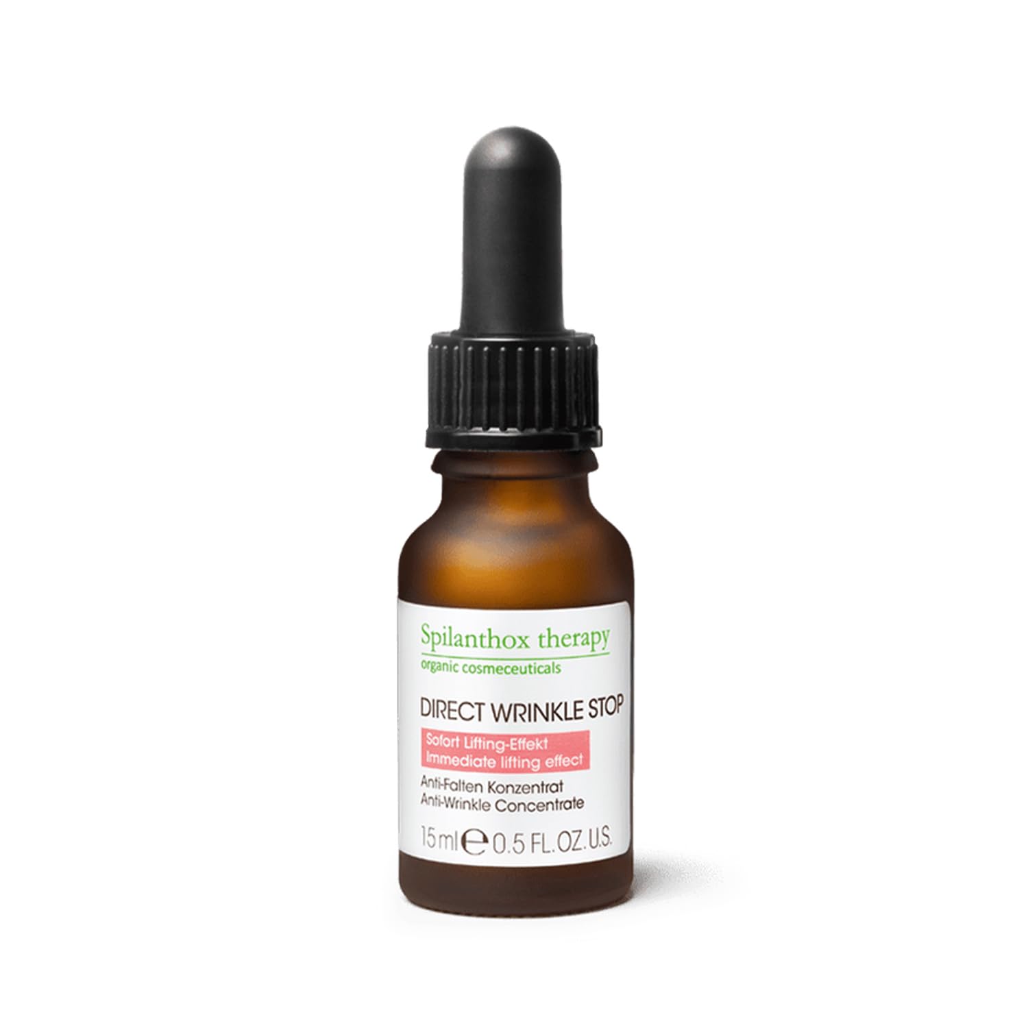 Spilanthox therapy - Direct Wrinkle Stop - Anti-Ageing Concentrate for Smoothing Facial Expressions & Reducing Wrinkles - Facial Care - Spilanthol & Hyaluronic Acid - Vegan Cosmetics - 15ml