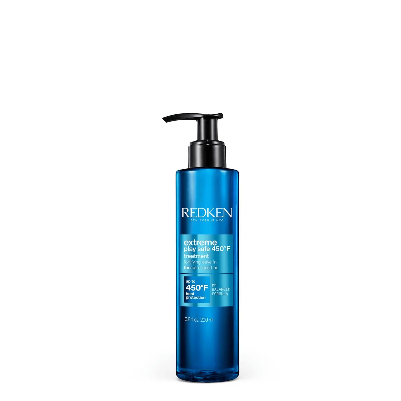 Photo 1 of Redken Extreme Play Safe Heat Protectant Spray & Leave In Conditioner| For All Hair Types | Helps Reduce The Appearance of Split Ends | With Tourmaline | 6.8 Fl Oz