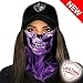 SA Company Face Mask Shield Protective Balaclava Bandana Microfiber Tube Neck Warmer (Purple Crow)