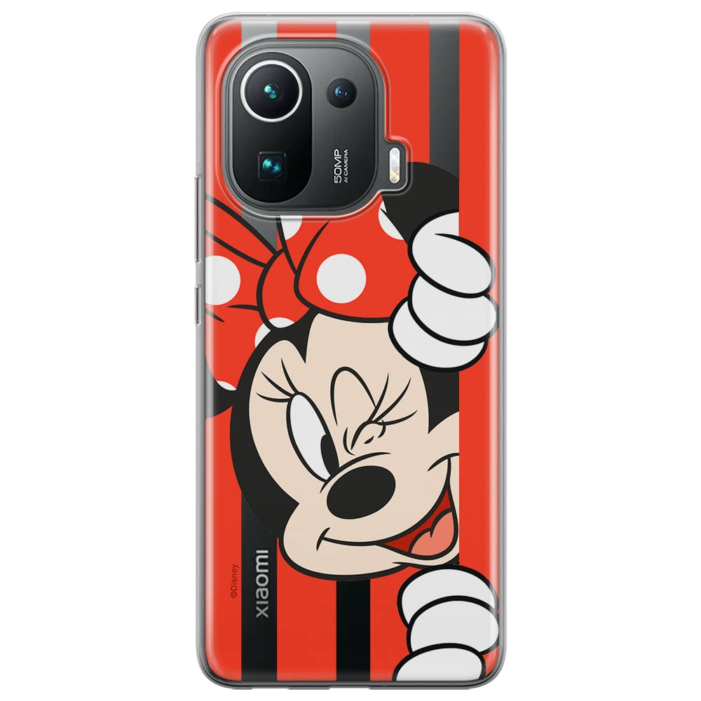 ERT GROUP mobile phone case for Xiaomi MI 11 PRO original and officially Licensed Disney pattern Minnie 059 optimally adapted to the shape of the mobile phone, partially transparent