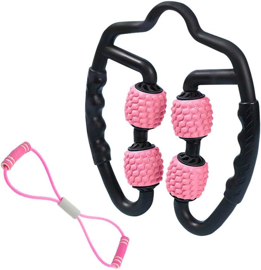 Upgrade Wrap Muscle Roller Stick - Manual Massage Sticks Tools-Muscle Roller Massager for Relief Muscle Soreness,Cramping and Tightness,Help Legs and Arms Recovery（Black） …: Health & Personal Care