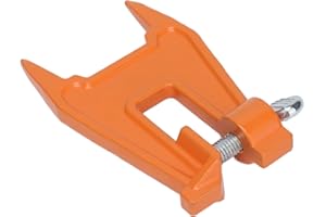 CHICIRIS Chain Filing Vise, Compact Lightweight Iron Jaw Fork with Sturdy Pointed Fork for Chain Saw Guide Plate Support
