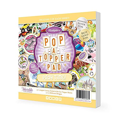 Hunkydory Crafts Pop-a-Topper Pad - Play Time