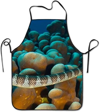 QIAOJI Snakes Deluxe Aprons Personalized Printing Kitchen Apron