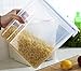 Tosnail 2 Pack Cereal Container Food Storage Container Airtight Watertight Cereal Keeper Cereal Dispenser