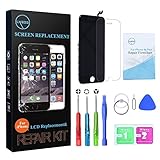 LYESS LCD Touch Screen Digitizer Replacement for iPhone 6S Plus 5.5 Inch - Black with 3D Touch Frame Assembly, Repair Tools Kit and Instructions
