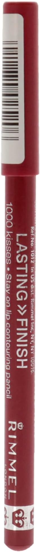 Rimmel London 1000 Kisses Lip Liner Indian Pink 004 Lasting Finish 8hr