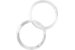 NAHANCO CIR Plastic Scarf Rings, Clear Acrylic (Pack of 500)