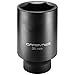 Carbyne 1/2-Inch Drive 36 mm Deep Impact Socket, 6-Point | Chrome Molybdenum Steel