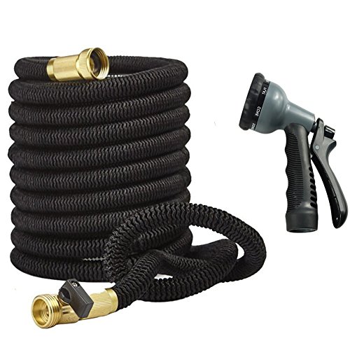 Unilove Garden Hose 50ft Expandable Hose Water Pipe Quality Hose Pipe Includes 8 Function Spray Nozzle (50 Feet, Black) Unilove Garden Hose 50ft Expandable Hose Water Pipe Quality Hose Pipe Includes 8 Function Spray Nozzle (50 Feet, Black)