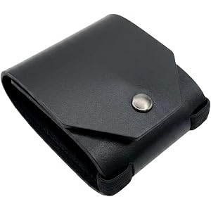 JusBumio 100+ Bills Capacity Micro Cash Wallet for Men | Handcrafted Vegetable-Tanned Leather, Heavy-Duty Money Clip with Str