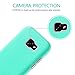GUAGUA Samsung Galaxy A5 2017 Case Slim Lightweight Dual Layer Hybrid Hard PC Cover Soft Bumper Anti-Slip Shockproof Protective Phone Cases for Samsung Galaxy A5 2017(5.2 inch) Mint Green