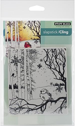 Penny Black 40-339 Ornamental Rubber Stamps, Winter Music