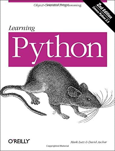 Python Programming Fundamentals (Undergraduate Topics in Computer