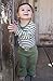 L'ovedbaby Unisex-Baby Newborn Organic Lounge Pants, Sage-No Logo, 3/6 Months