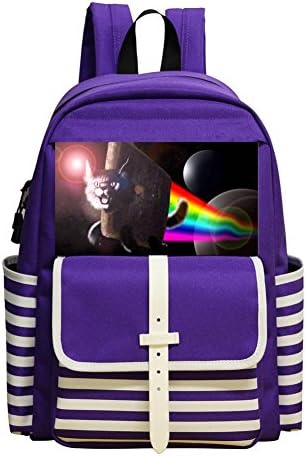 Rainbow Cat Speed Srawing Schoolbag Bookbag Backpack Travel Bags Girls Boy Student