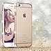 Nicexx NEW iPhone 7 Clear Case with Rhinestone Gold Plated Frame Soft TPU Case Transparent Bling Glitter Case for iPhone 7 (Gold)