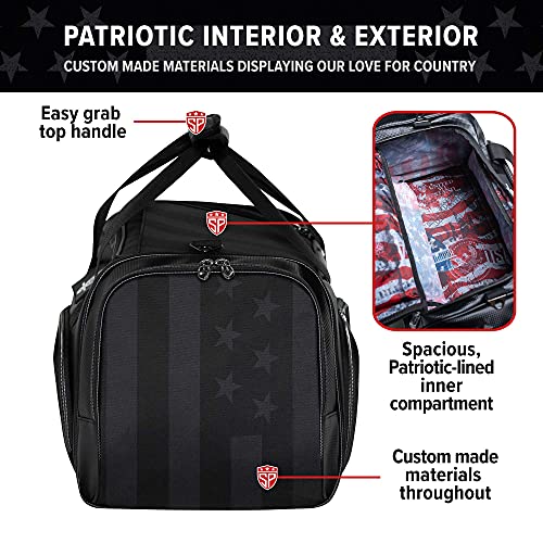 Subtle Patriot Covert Hybrid Duffle Bag Concealed Carry Duffle Bag
