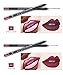 CCbeauty 12Pcs Lip Liner Pencil Set with Sharpener Professional Matte Lip Liner Long Lasting Waterproof Smooth Cosmetics Set of 12 Color