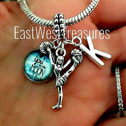 Cheerleading Cheer Charm bracelet Necklace Keychain