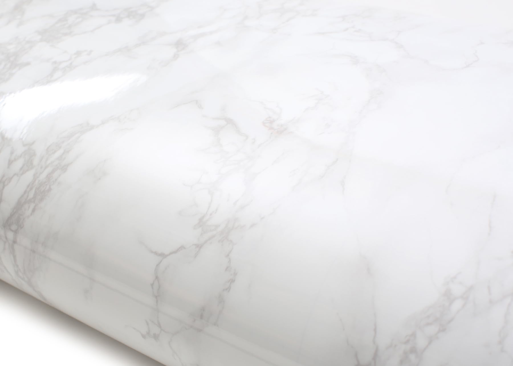 Peel and Stick PVC Instant Marble Decorative Self-Adhesive Film Countertop Backsplash Napoleon Marble (PGS408 : 2.00ft X 6.56ft)