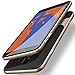 Galaxy J4 2018 Case, Ranyi [2 Piece Carbon Fiber] [Kickstand Feature] [Shock Resistant] Premium Hybrid Hard Bumper + Matte Carbon Fiber Rubber 2 in 1 Case for Samsung Galaxy J4 (2018) Gold