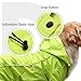 EVELOVE Dog Rain Jacket Four-Legged Dog Raincoat Waterproof Clothes Hood Poncho with Safe Reflective Stripes for Small Medium Large Pet (XL, Green)