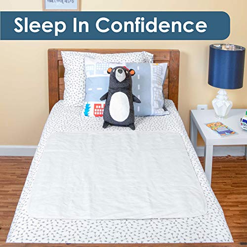 4 Pack of Washable Bed Pads for Incontinence, 34x36 Inches - Reusable Waterproof Mattress Sheet Protector Underpads
