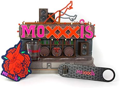 Official Borderlands 3 Merchandise Moxxi Bar Set Bar Ornament Storage 4x Shot Glasses 4x Coasters Bottle Opener Amazon Sg Home
