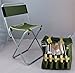 10-Piece Gardening Tool Set with Zippered Detachable Tote and Folding Stool Seat with Backrest