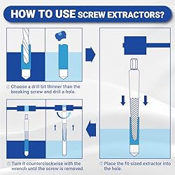 Cenforge 5-Piece Spiral Screw Extractor