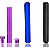 Premium Portable Air Tight Metal Tube Container, Fits in Pocket or Purse, Lightweight and Travel-Friendly (3 Pack)
