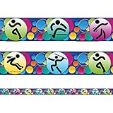 Hygloss Products Sports Balls Die Cut Bulletin Board Border